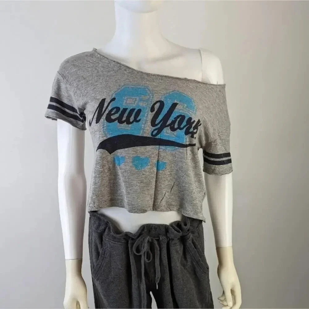New York Cropped Tee Shirt - Small - Picture 5 of 7